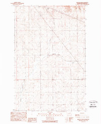 Broadax Draw 1989 topographic map thumbnail