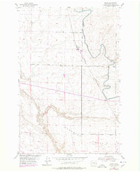 Bruce 1954 topographic map thumbnail
