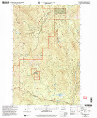 Buck Mountain 2001 topographic map thumbnail