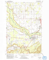 Buckley 1993 topographic map thumbnail