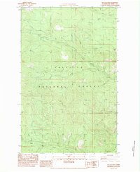 Bulldog Mtn 1983 topographic map thumbnail