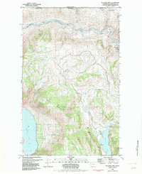 Bullfrog Mtn topographic map thumbnail