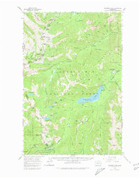 Bumping Lake 1962 topographic map thumbnail