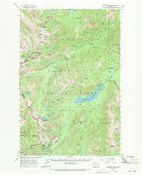 Bumping Lake 1962 topographic map thumbnail