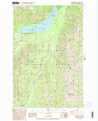 Bumping Lake 1988 topographic map thumbnail
