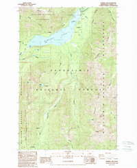 Bumping Lake 1988 topographic map thumbnail
