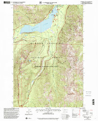 Bumping Lake 2000 topographic map thumbnail