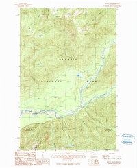 Bunch Lake 1990 topographic map thumbnail