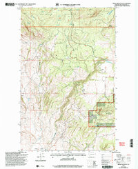 Burge Mountain 2001 topographic map thumbnail