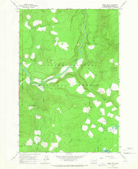 Burnt Peak 1965 topographic map thumbnail
