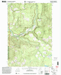 Burnt Peak 1998 topographic map thumbnail