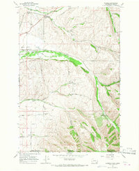 Buroker 1966 topographic map thumbnail