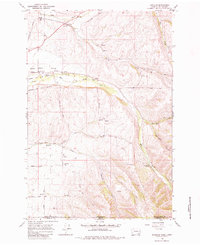 Buroker 1966 topographic map thumbnail