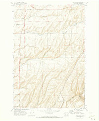 Burr Canyon 1970 topographic map thumbnail