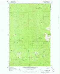 Calispell Peak 1964 topographic map thumbnail