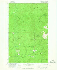 Calispell Peak 1964 topographic map thumbnail