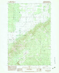 Camas Prairie 1983 topographic map thumbnail
