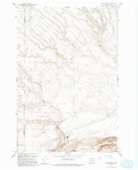 Canoe Ridge 1993 topographic map preview