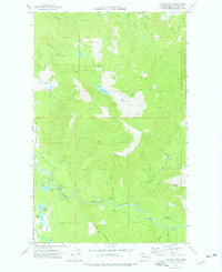 Canyon Lake 1972 topographic map thumbnail