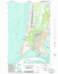 Cape Disappointment 1949 topographic map thumbnail