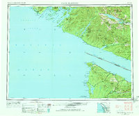 Cape Flattery 1953 topographic map thumbnail