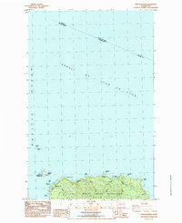 Cape Flattery 1984 topographic map thumbnail