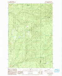 Capitol Peak 1986 topographic map thumbnail
