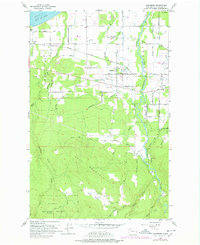 Carlsborg 1956 topographic map thumbnail