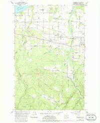 Carlsborg 1956 topographic map thumbnail