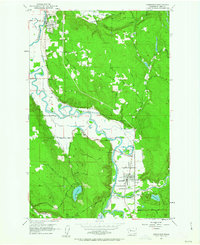 Carnation 1953 topographic map thumbnail