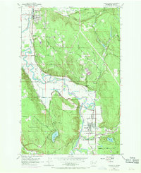 Carnation 1953 topographic map thumbnail
