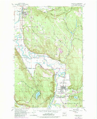 Carnation 1953 topographic map thumbnail