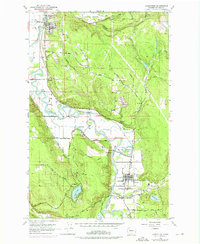 Carnation 1953 topographic map thumbnail