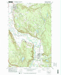 Carnation 1993 topographic map thumbnail
