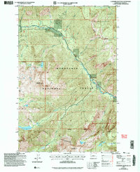 Cashmere Mountain 2003 topographic map thumbnail