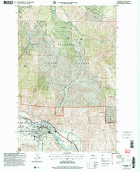Cashmere 2003 topographic map thumbnail