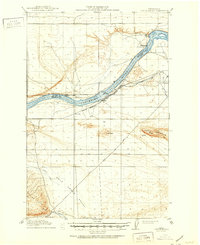 Coyote Rapids 1916 topographic map thumbnail