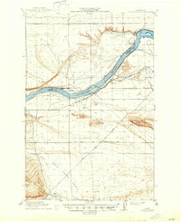 Coyote Rapids 1916 topographic map thumbnail