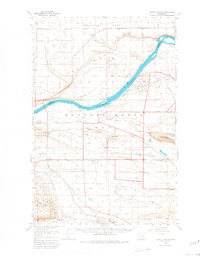 Coyote Rapids 1965 topographic map thumbnail