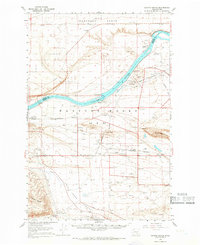 Coyote Rapids 1965 topographic map thumbnail