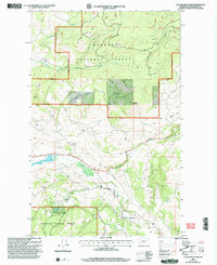 Cayuse Mountain 2001 topographic map thumbnail