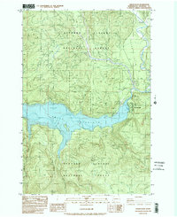 Cedar Flats 1983 topographic map thumbnail