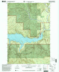 Cedar Flats 1998 topographic map thumbnail