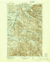 Cedar Lake 1913 topographic map thumbnail