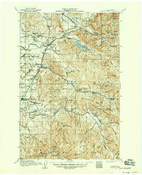 Cedar Lake 1913 topographic map thumbnail