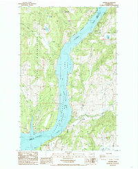 Cedonia 1985 topographic map thumbnail