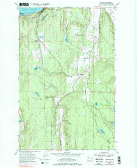 Center 1953 topographic map preview