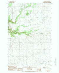 Centerville 1983 topographic map thumbnail