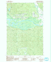 Central Park 1986 topographic map thumbnail