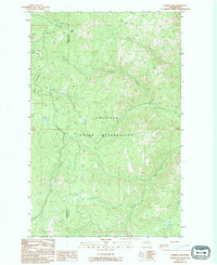 Central Peak 1986 topographic map thumbnail